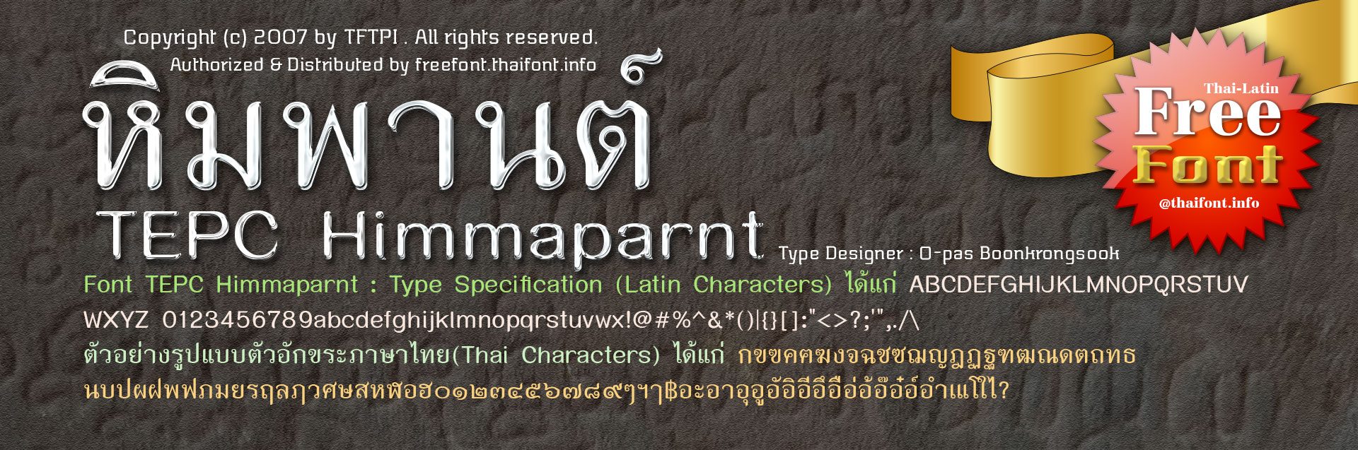 download thai fonts for mac free